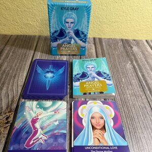 ANGEL PRAYERS 44-Card Deck Oracle Cards and Guidebook by Kyle Gray